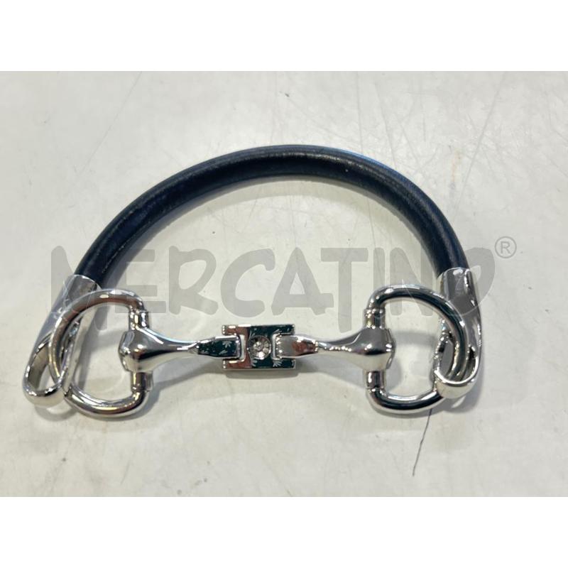 BRACCIALE MORELLATO NERO CATENA CROMO | Mercatino dell'Usato Roma rebibbia 1