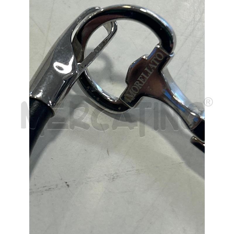 BRACCIALE MORELLATO NERO CATENA CROMO | Mercatino dell'Usato Roma rebibbia 2