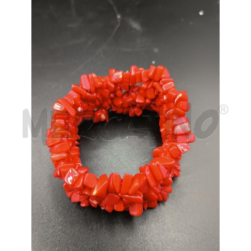 BRACCIALE SPESSO CORALLO ROSSO  | Mercatino dell'Usato Roma rebibbia 1