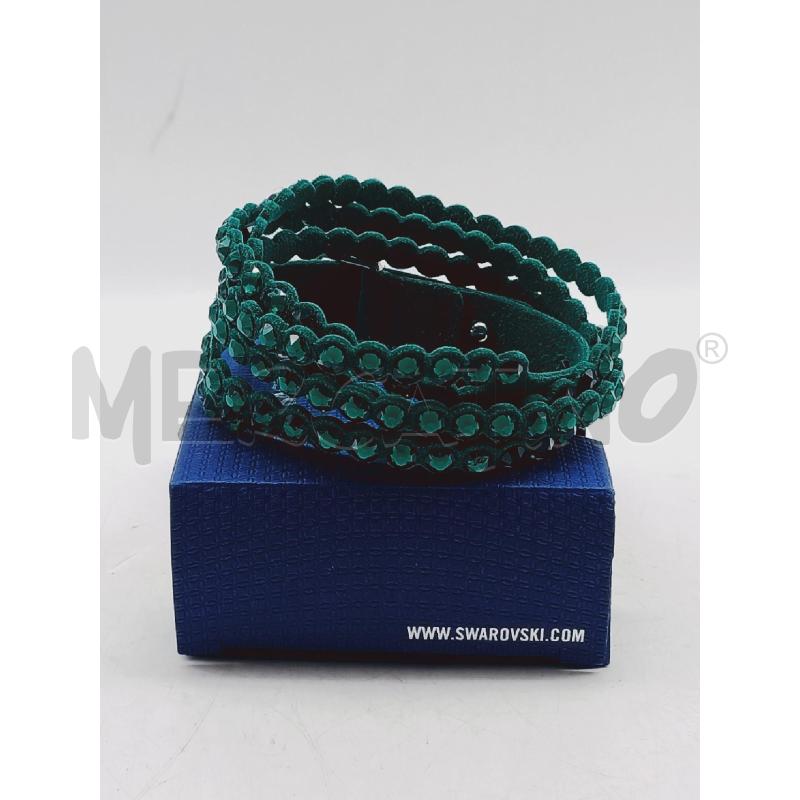 BRACCIALE SWAROSKY MULTIFILO VERDE | Mercatino dell'Usato Roma rebibbia 1
