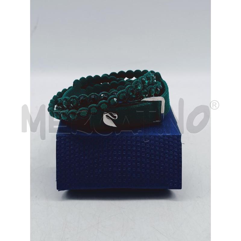 BRACCIALE SWAROSKY MULTIFILO VERDE | Mercatino dell'Usato Roma rebibbia 2