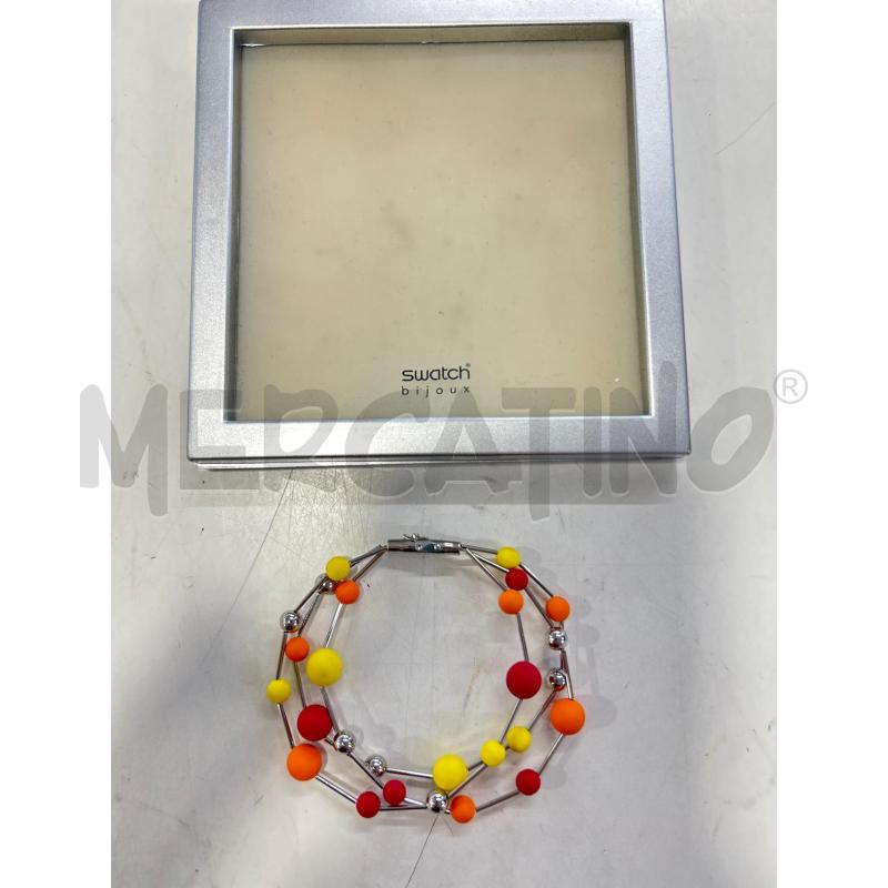 BRACCIALE SWATCH PALLINE GIALLE ARANCIO ROSSE | Mercatino dell'Usato Roma rebibbia 1