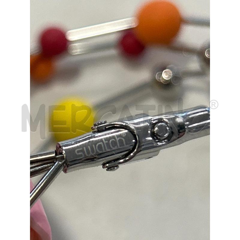 BRACCIALE SWATCH PALLINE GIALLE ARANCIO ROSSE | Mercatino dell'Usato Roma rebibbia 2