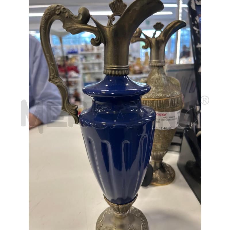 BROCCA MER CERAMICA BLU DEC RILIEVO | Mercatino dell'Usato Roma rebibbia 3