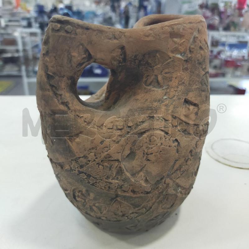 BROCCA TERRACOTTA INCISA FIORI | Mercatino dell'Usato Roma rebibbia 2