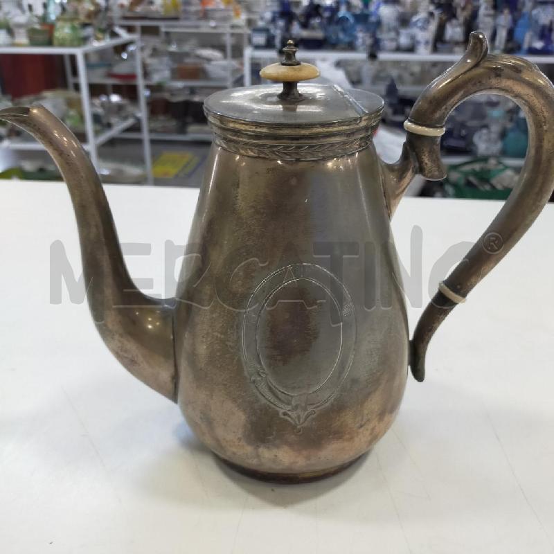 CAFFETTIERA SHEFFIELD CROMO T BIANCO PIATTO 1M | Mercatino dell'Usato Roma rebibbia 3