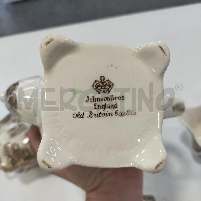 CAFFE' SET JOHNSON BROS 3PZ MARRONE PAESAGGIO | Mercatino dell'Usato Roma rebibbia 2