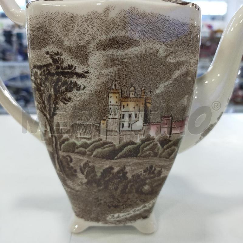 CAFFE' SET JOHNSON BROS 3PZ MARRONE PAESAGGIO | Mercatino dell'Usato Roma rebibbia 4