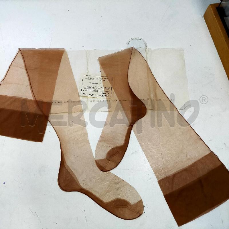 CALZE DONNA CHRISTIAN DIOR VINT CERTIFICATO NUMERATO | Mercatino dell'Usato Roma rebibbia 1