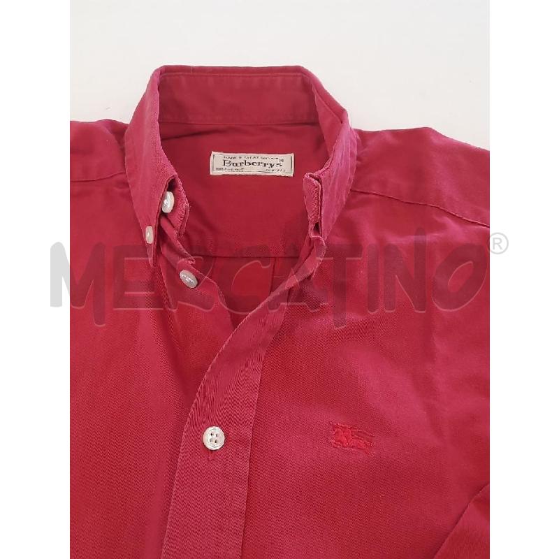CAMICIA BAMBINO BURBERRYS ROSSA | Mercatino dell'Usato Roma rebibbia 2