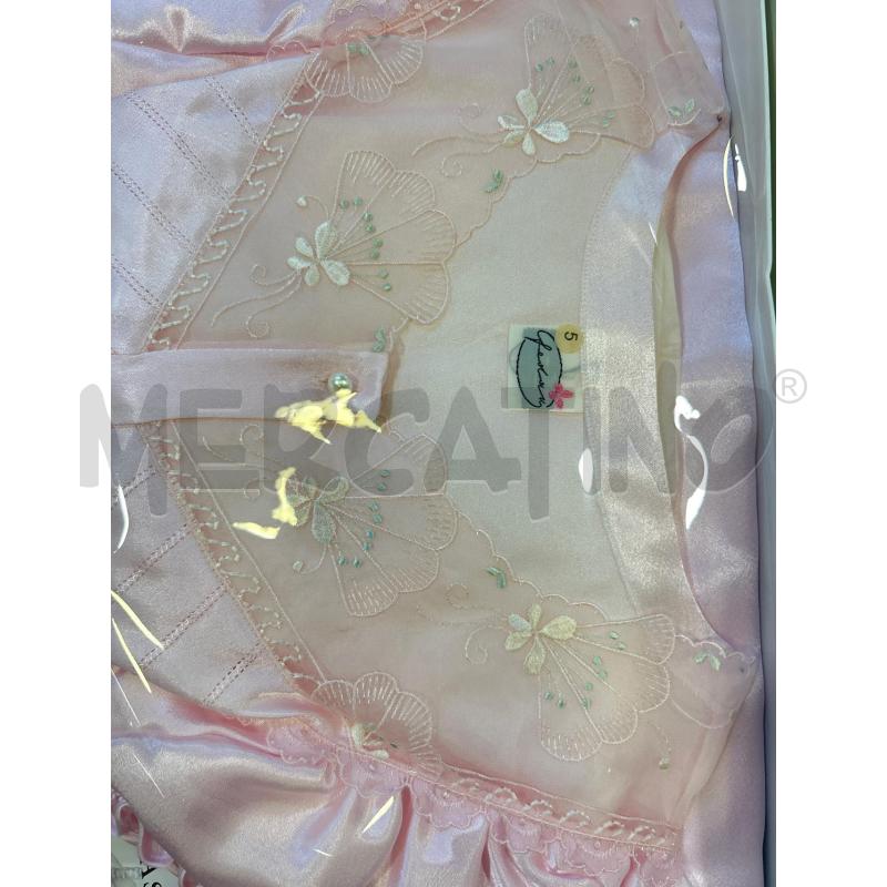 CAMICIA DA NOTTE+SLIP ROSA RICAMI | Mercatino dell'Usato Roma rebibbia 2