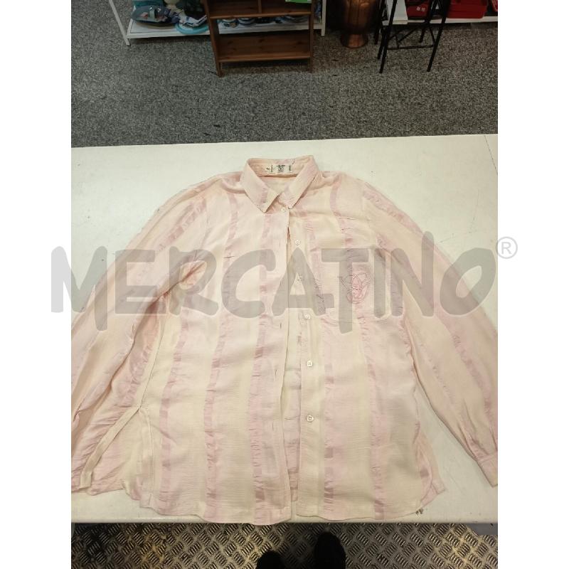 CAMICIA DONNA VALENTINO MISS ROSA BIANCA TG42 | Mercatino dell'Usato Roma rebibbia 1