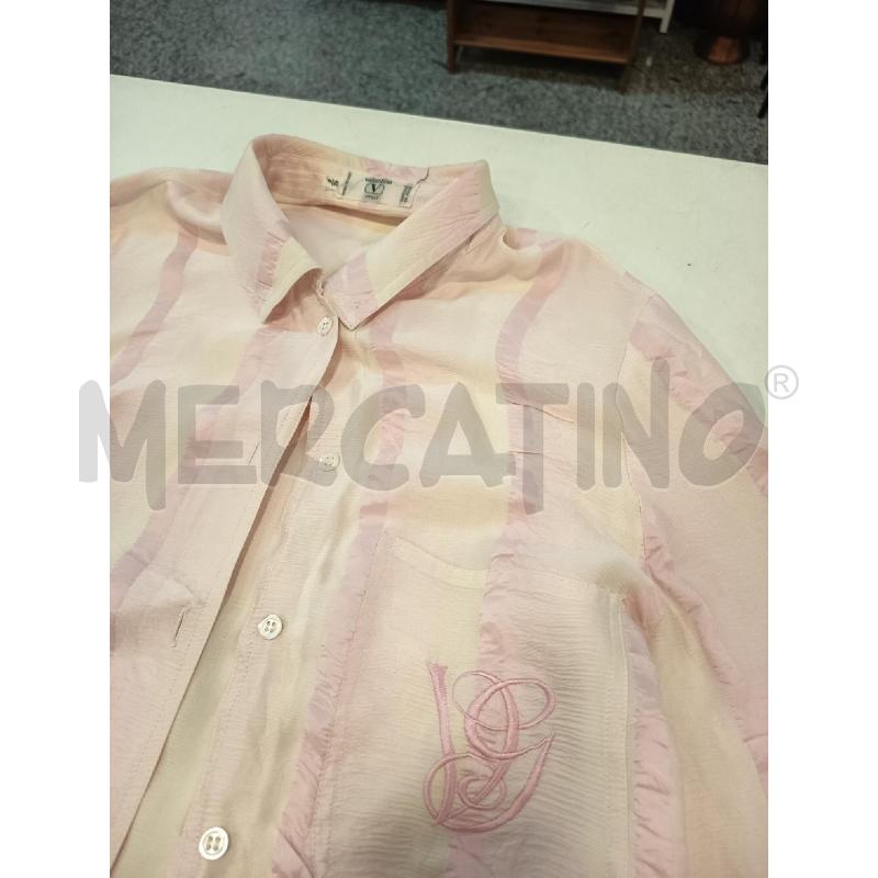 CAMICIA DONNA VALENTINO MISS ROSA BIANCA TG42 | Mercatino dell'Usato Roma rebibbia 2