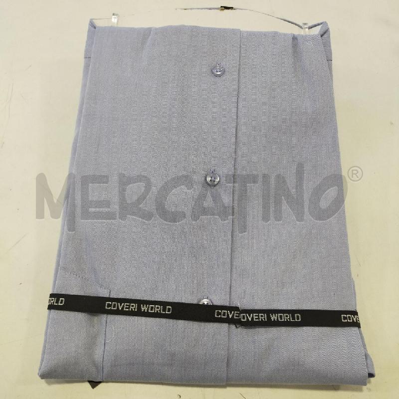 CAMICIA UOMO COVERI WORLD CELESTE CARTELLINATA | Mercatino dell'Usato Roma rebibbia 2