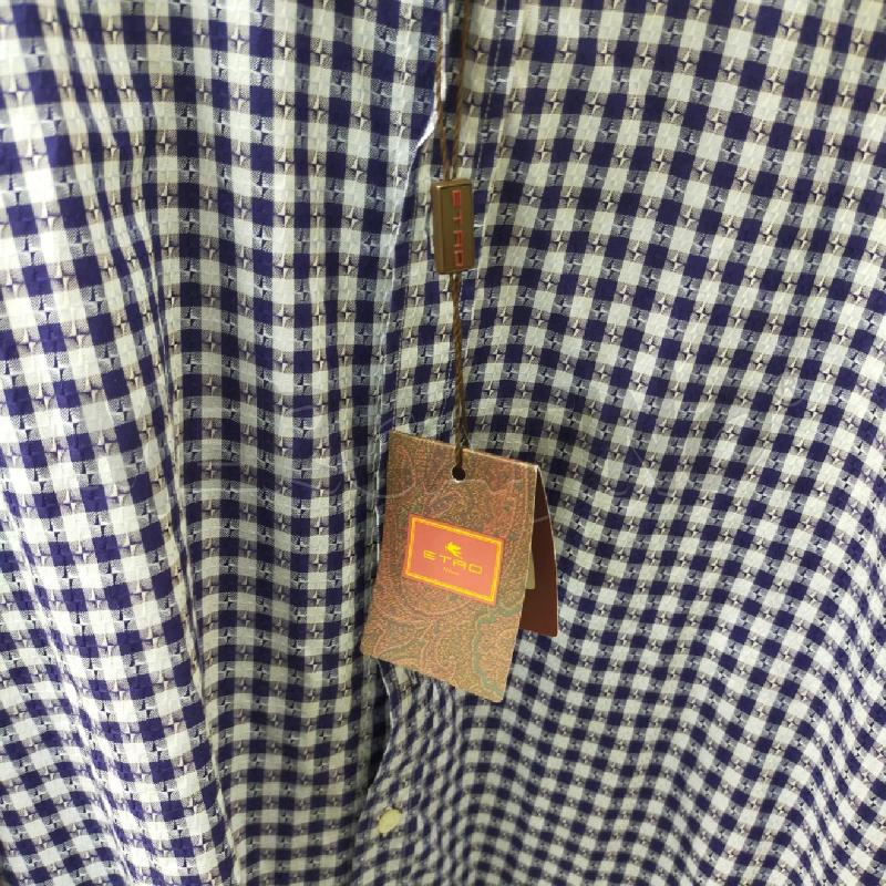 CAMICIA UOMO ETRO MILANO CELESTE/BLU BOTT LOGATO CARTELLINO | Mercatino dell'Usato Roma rebibbia 2