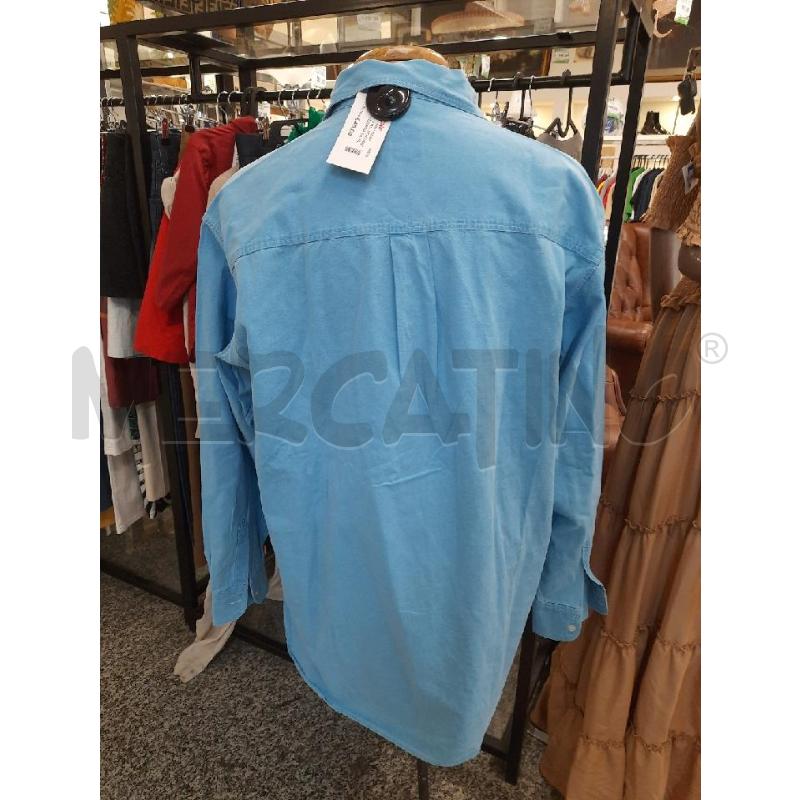CAMICIA UOMO MOSCHINO JEANS AZZURRA | Mercatino dell'Usato Roma rebibbia 3