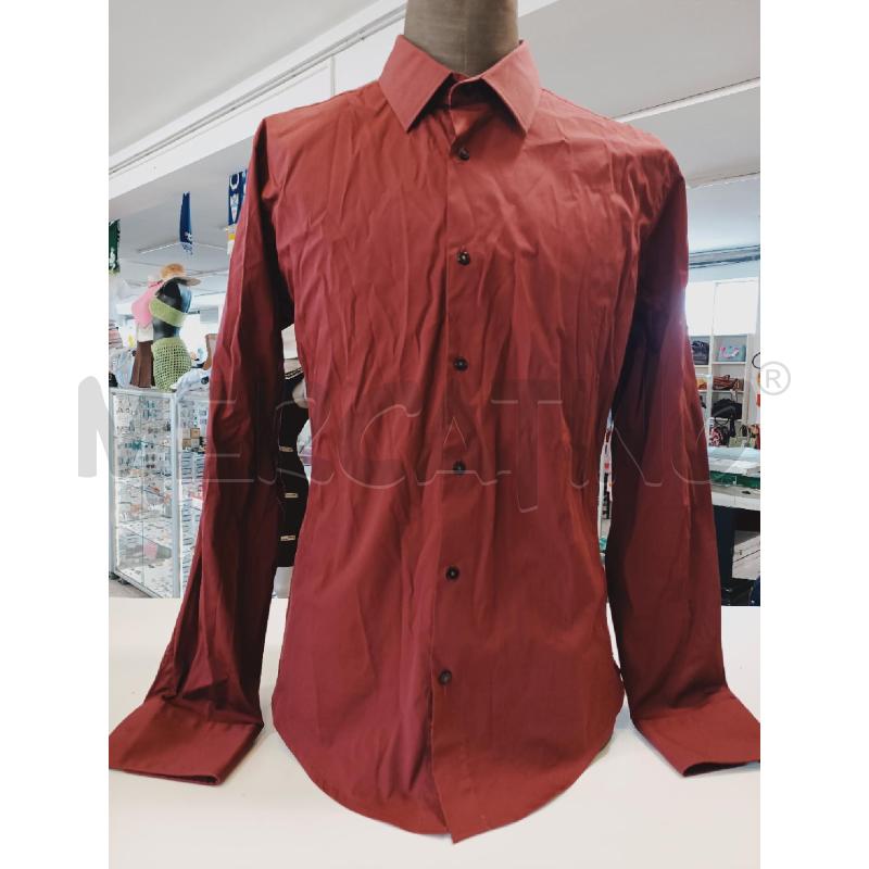 CAMICIA UOMO ZARA BORDEAUX  | Mercatino dell'Usato Roma rebibbia 1