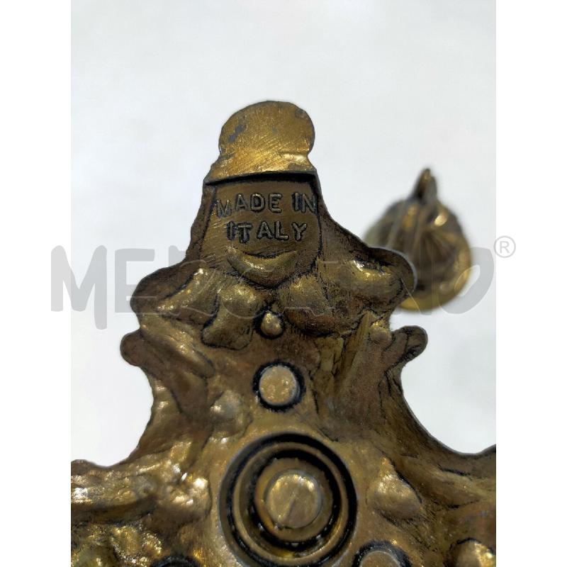 CANDELABRI PZ. 2 OTTONE 3 CANDELE | Mercatino dell'Usato Roma rebibbia 3