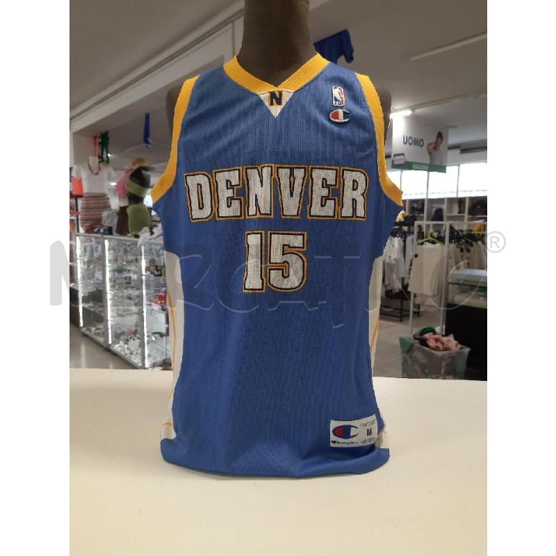 CANOTTA NBA DENVER GIALLA BLU | Mercatino dell'Usato Roma rebibbia 1