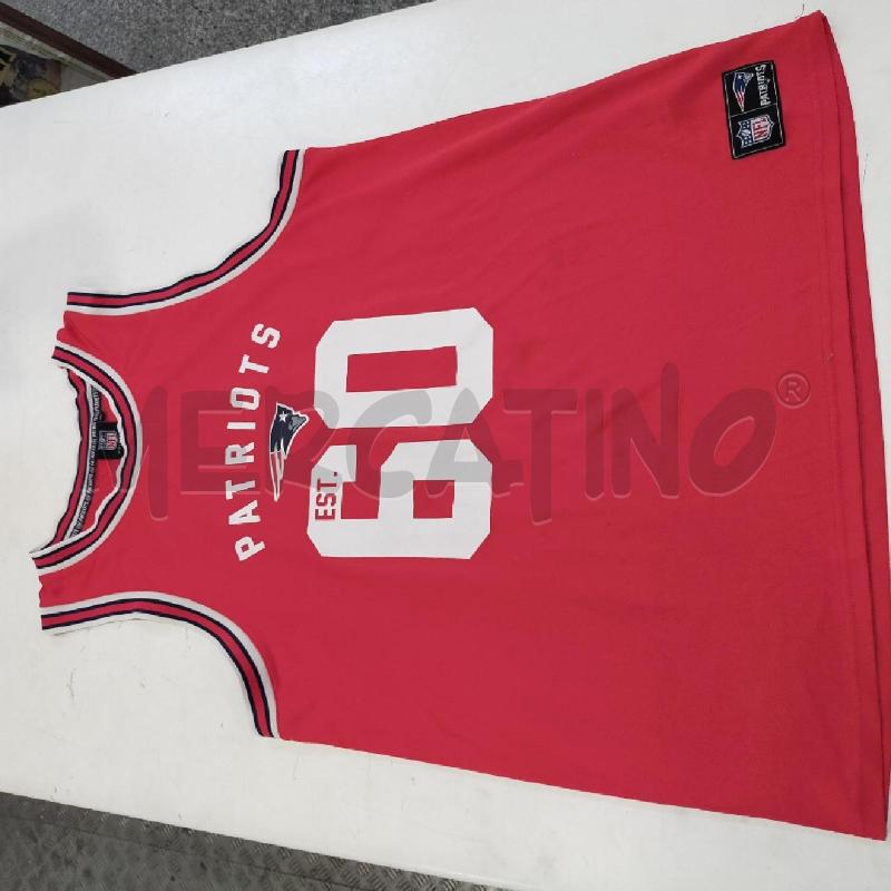 CANOTTA NFL PATRIOTS ROSSA TG 2XL | Mercatino dell'Usato Roma rebibbia 1