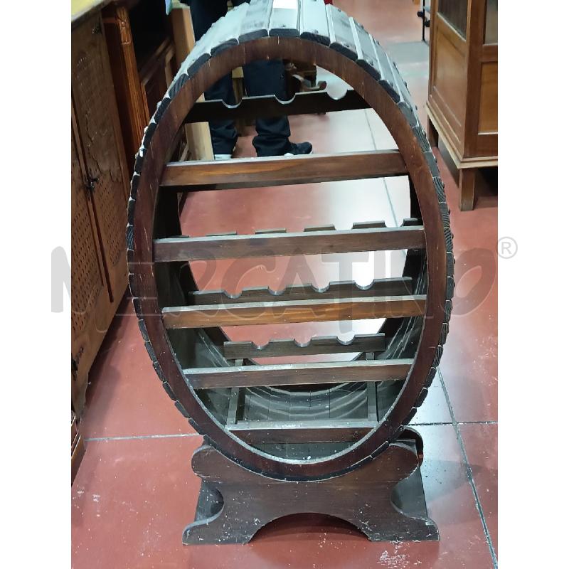 CANTINETTA BOTTE LEGNO SCURO  | Mercatino dell'Usato Roma rebibbia 3