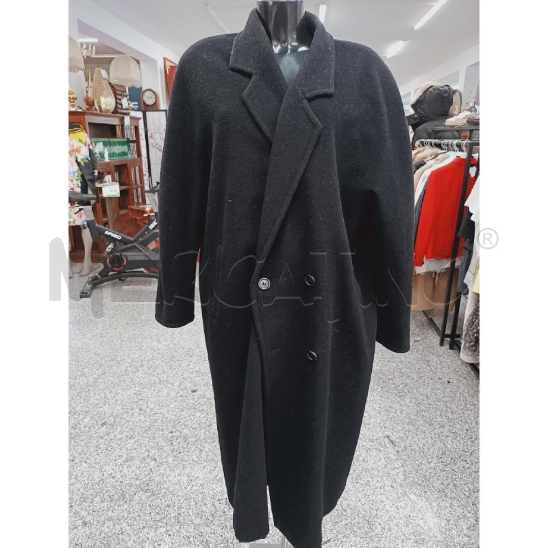 CAPPOTTO PERSONA NERO 80LANA20CACH OVER | Mercatino dell'Usato Roma rebibbia 1