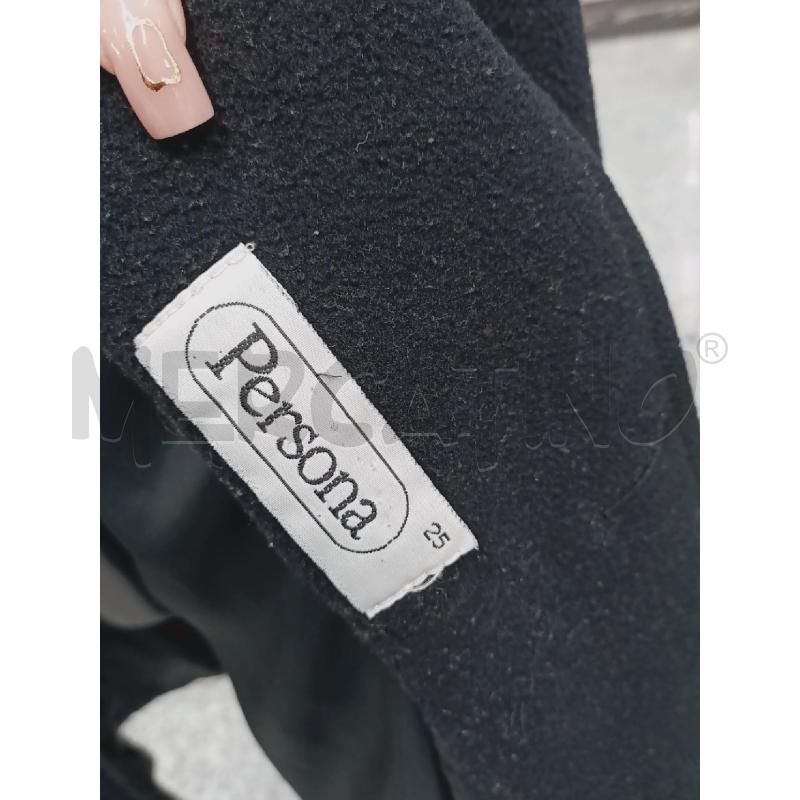 CAPPOTTO PERSONA NERO 80LANA20CACH OVER | Mercatino dell'Usato Roma rebibbia 3
