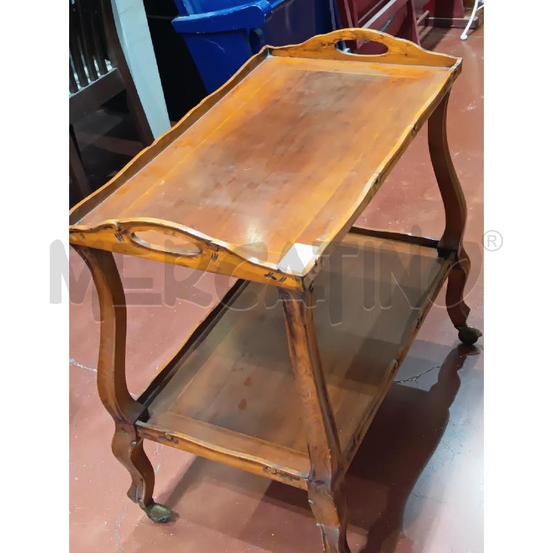CARRELLINO LEGNO 3RIP RUOTE | Mercatino dell'Usato Roma rebibbia 3