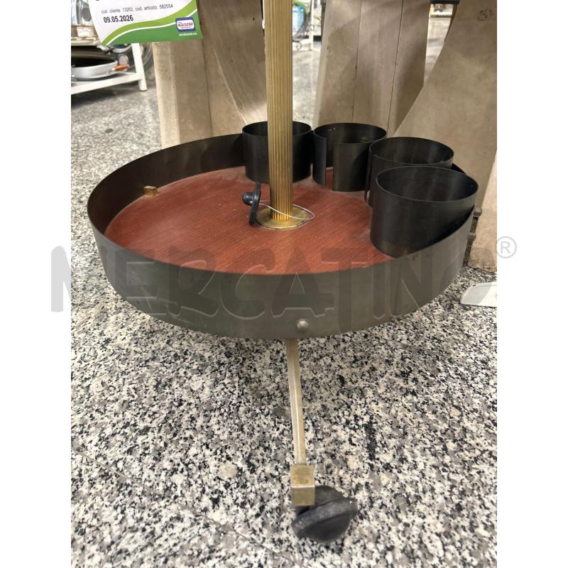CARRELLO BAR OTTONE ROTONDO | Mercatino dell'Usato Roma rebibbia 2