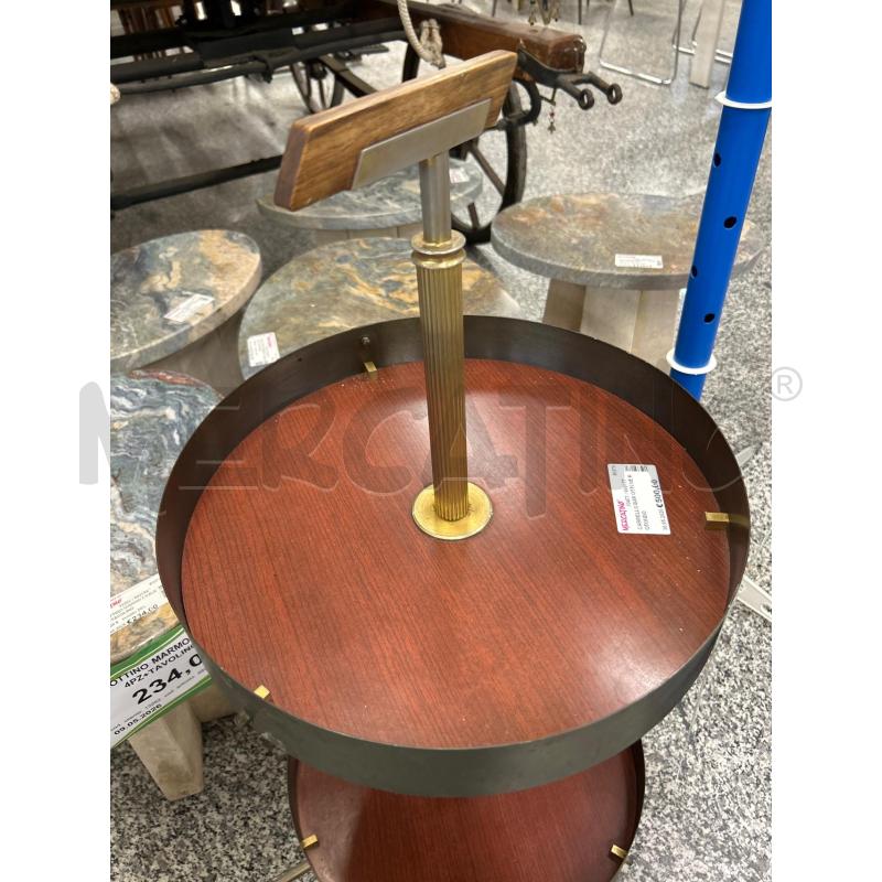 CARRELLO BAR OTTONE ROTONDO | Mercatino dell'Usato Roma rebibbia 3