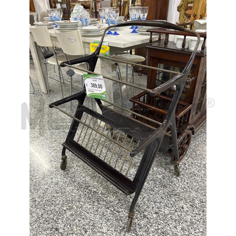 CARRELLO DESIGN ANNI 50 DA RIV | Mercatino dell'Usato Roma rebibbia 1