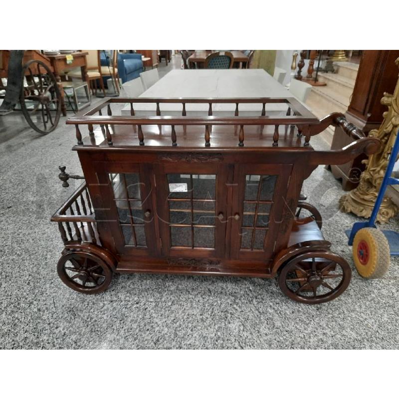 CARRELLO VETRINA PORTA BOTIGLIE  | Mercatino dell'Usato Roma rebibbia 1