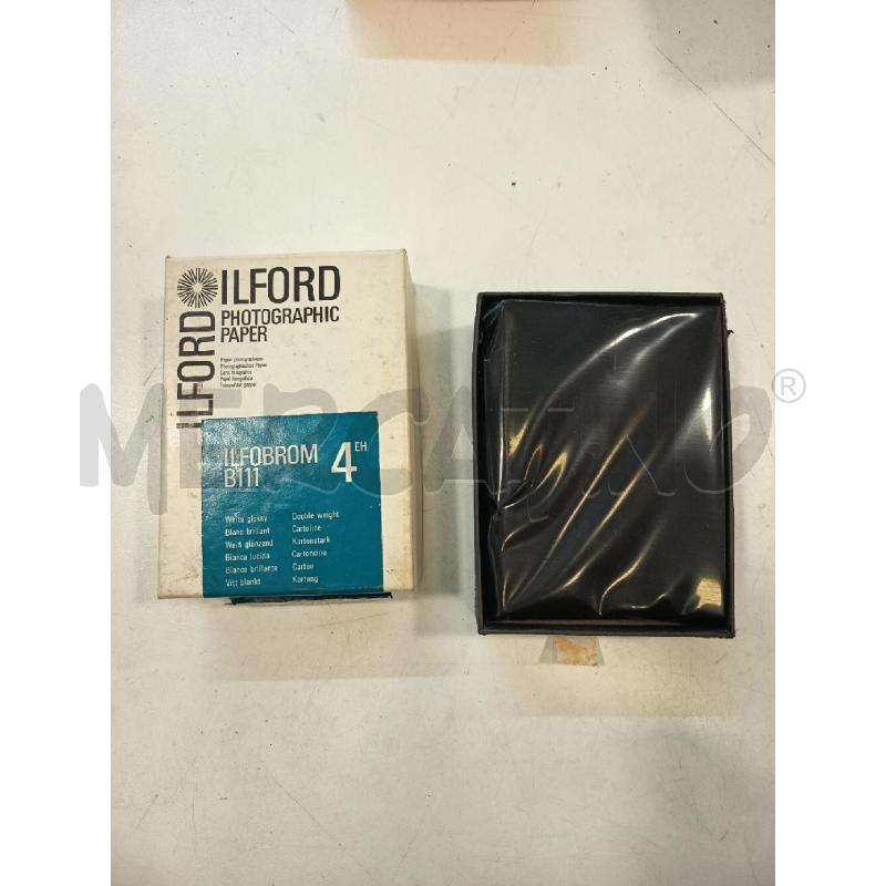 CARTA FOTOGRAFICA DA CAMERA OSCURA ILFORD B111 | Mercatino dell'Usato Roma rebibbia 2