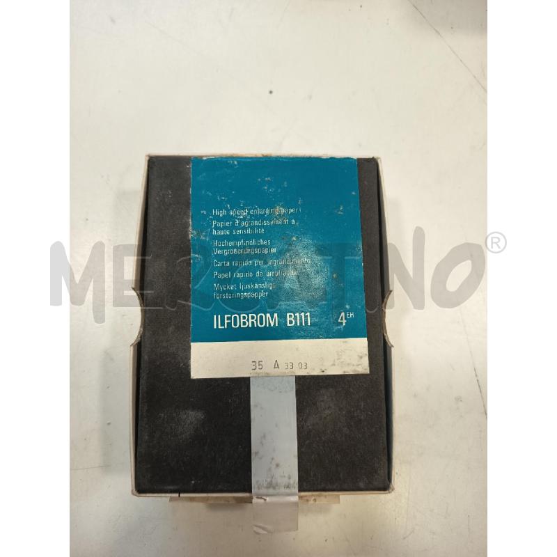 CARTA FOTOGRAFICA DA CAMERA OSCURA ILFORD B111 | Mercatino dell'Usato Roma rebibbia 3