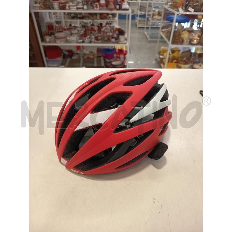 CASCHETTO ABUS ROSSO BIANCO | Mercatino dell'Usato Roma rebibbia 1