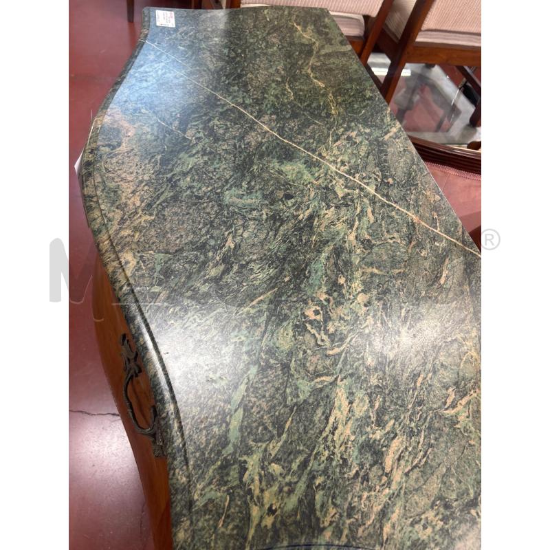 CASSETTONE STILE LUIGI XV PIANO MARMO VERDE | Mercatino dell'Usato Roma rebibbia 3