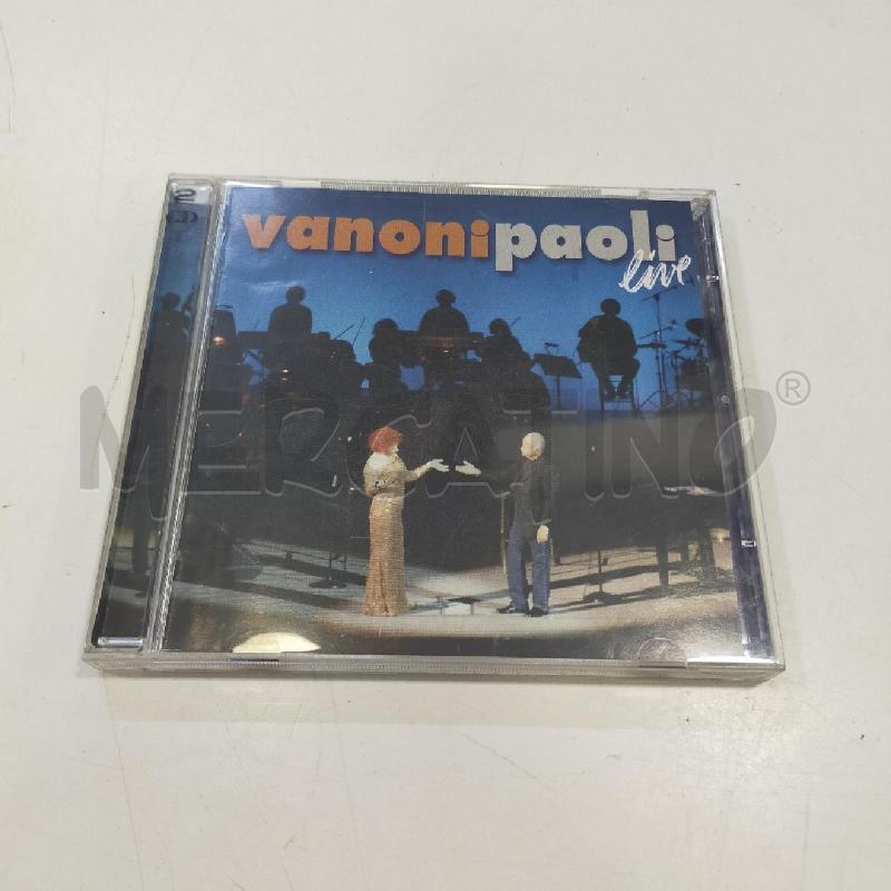 CD VANONI PAOLI LIVE 2CD  | Mercatino dell'Usato Roma rebibbia 1