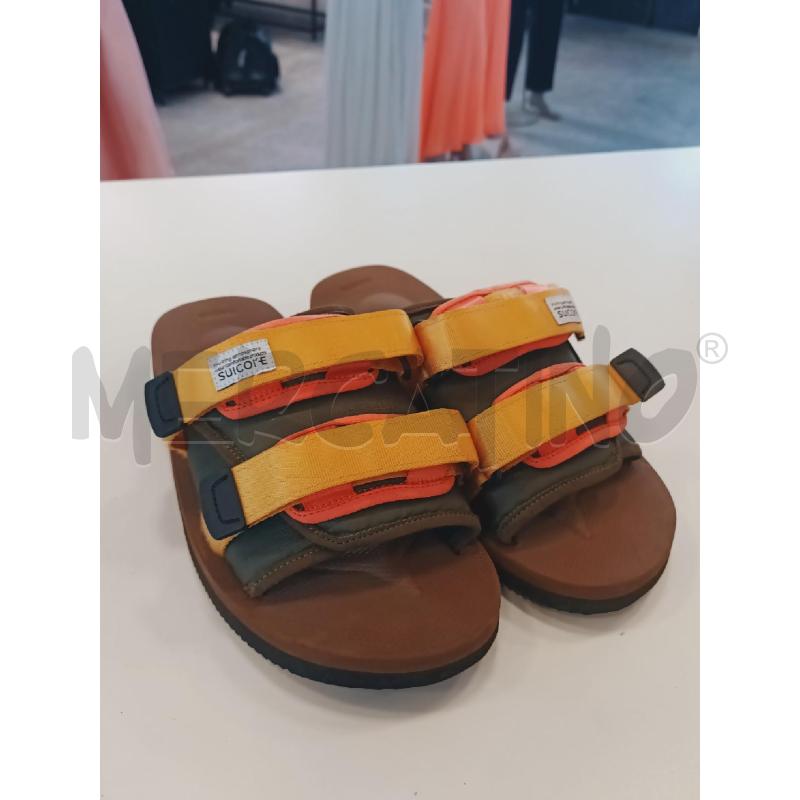 CIABATTE UOMO SUICOKE VERDE GIALLO | Mercatino dell'Usato Roma rebibbia 1