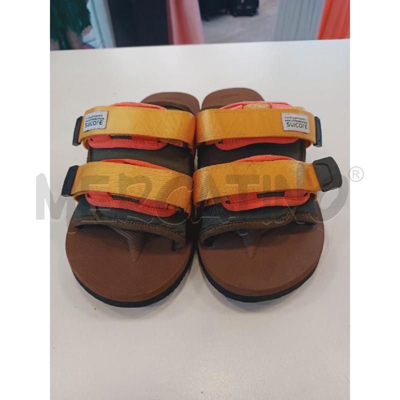 CIABATTE UOMO SUICOKE VERDE GIALLO | Mercatino dell'Usato Roma rebibbia 3