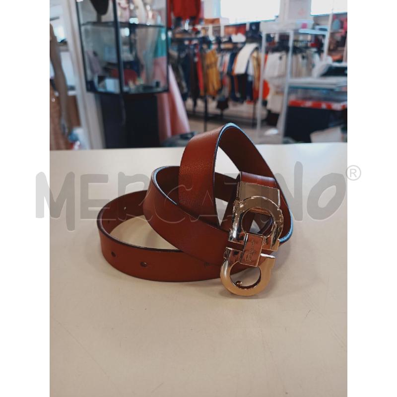 CINTURA DONNA FERRAGAMO MARRONE DOR | Mercatino dell'Usato Roma rebibbia 1