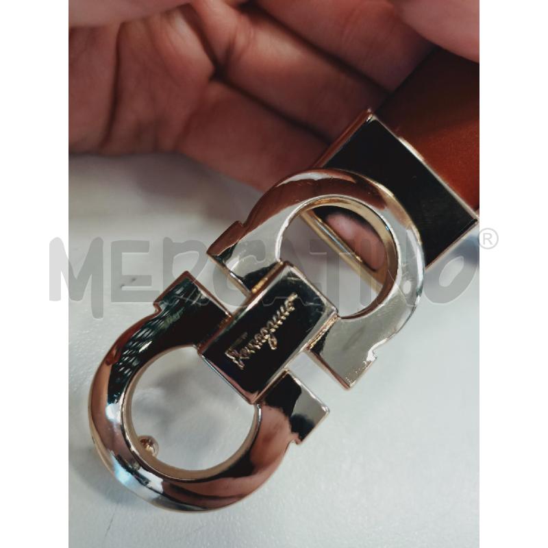 CINTURA DONNA FERRAGAMO MARRONE DOR | Mercatino dell'Usato Roma rebibbia 2