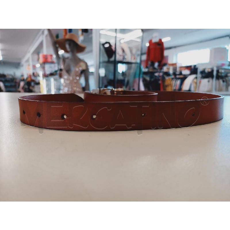 CINTURA DONNA FERRAGAMO MARRONE DOR | Mercatino dell'Usato Roma rebibbia 3
