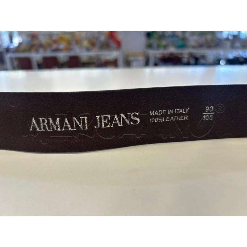 CINTURA UOMO ARMANI JEANS MARRONE  | Mercatino dell'Usato Roma rebibbia 2