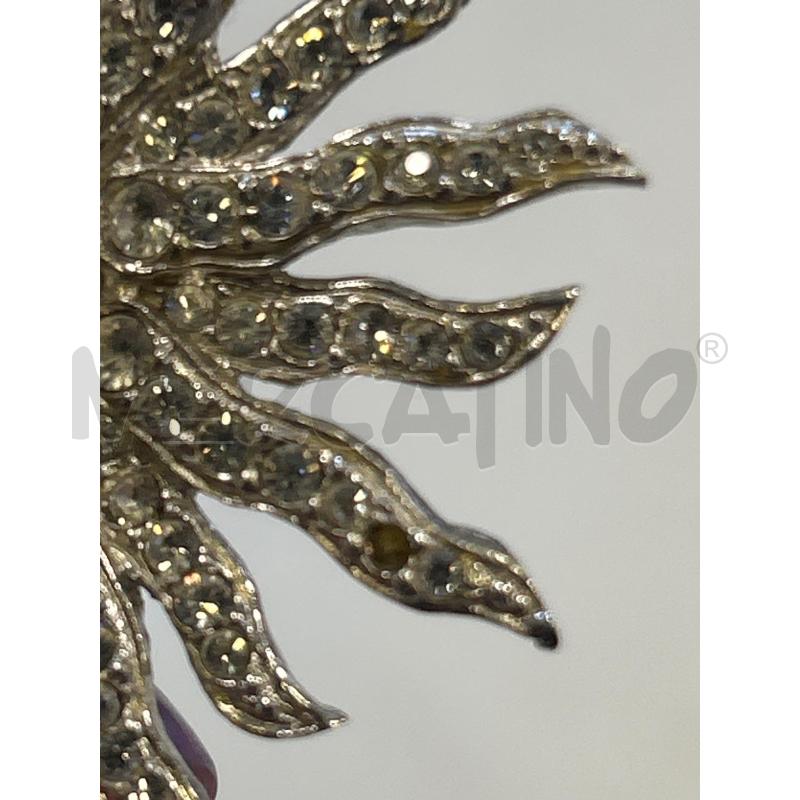 CIONDOLO ARG BOCCADAMO FIORE STRASS DA RIV | Mercatino dell'Usato Roma rebibbia 4