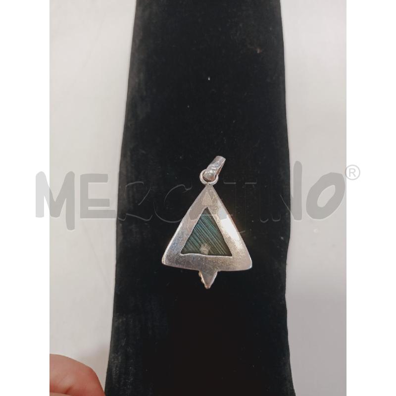 CIONDOLO ARG TRIANGOLARE LABRADORITE GRAPPOLO B/S | Mercatino dell'Usato Roma rebibbia 2