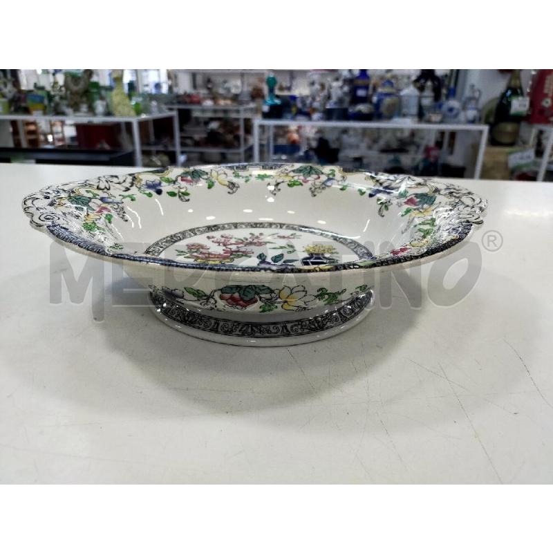 CIOTOLA CERAMICA INGESE DEC BLU FIORI  | Mercatino dell'Usato Roma rebibbia 2