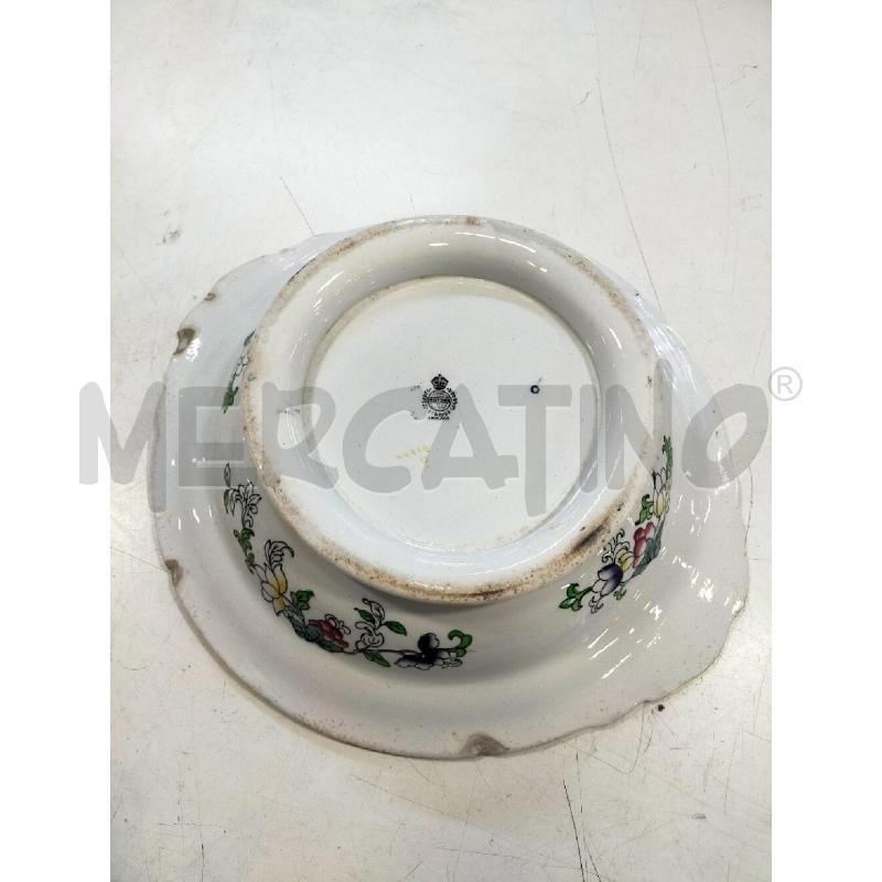 CIOTOLA CERAMICA INGESE DEC BLU FIORI  | Mercatino dell'Usato Roma rebibbia 3