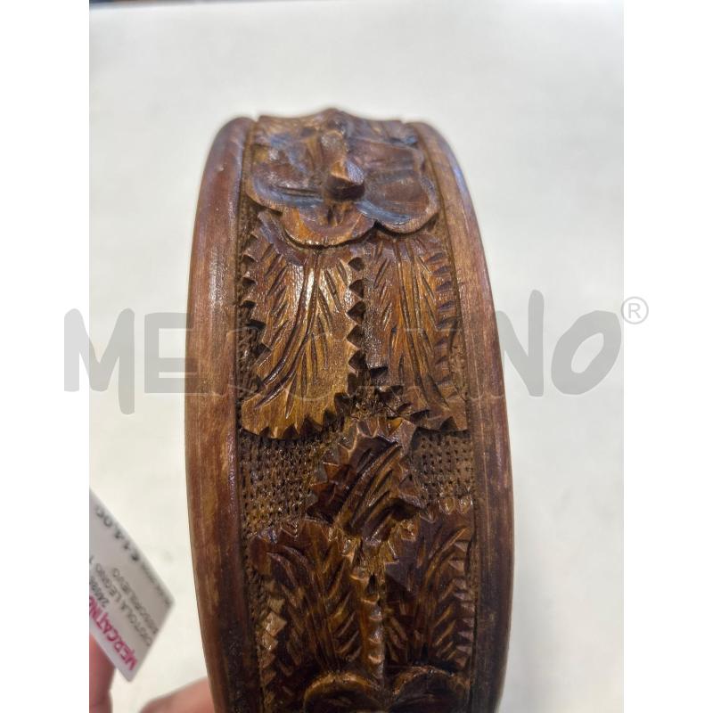 CIOTOLA LEGNO TONDA BASSORILIEVO | Mercatino dell'Usato Roma rebibbia 2