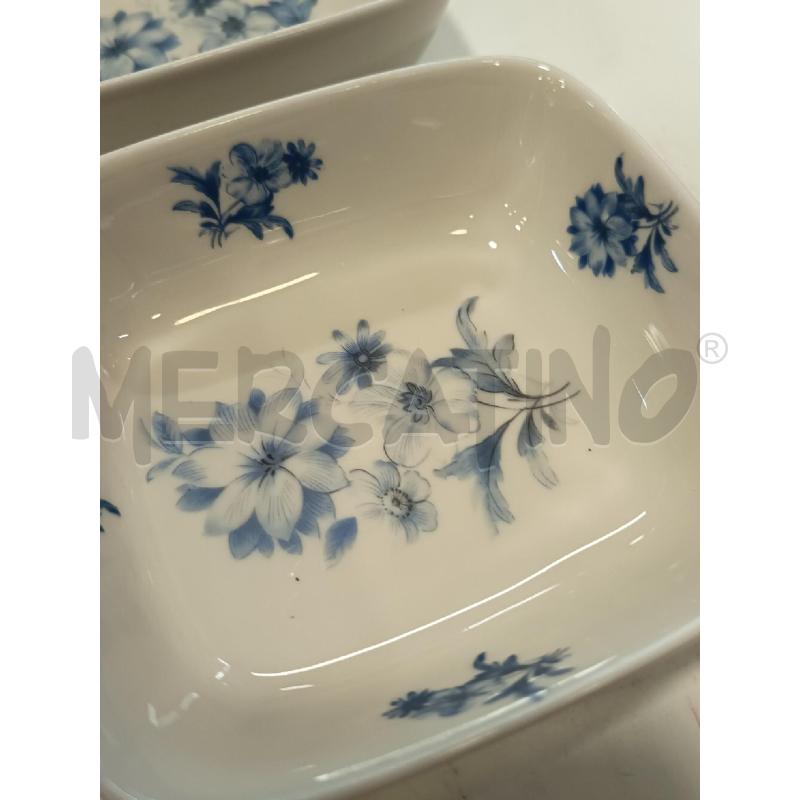 CIOTOLE CERAM DEC FIORI BLU 6PZ | Mercatino dell'Usato Roma rebibbia 3