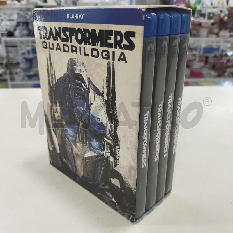 COFANETTO BLUE RAYTRANSFORMERS QUADRILOGIA | Mercatino dell'Usato Roma rebibbia 1